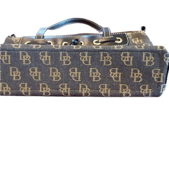 Dooney & Bourke Vintage Brown and Tan Shoulder Bag - Picture 2 of 10